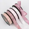 Cinta de Poliéster de Doble Cara de 2 cm Lazo Hecho a Mano Material DIY Flor de Cinta de Satén Empaque Cinta de Seda Corbata Cinta para Colchas