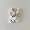 Gorro Yipan para Niños Otoño e Invierno Conejito Lindo Bufanda Cruzada Calidez Espesa y Protección contra el Frío Bufanda Acolchada para Bebé