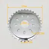 Modificación de bicicleta kit eléctrico lado izquierdo rueda de motor de gasolina cubo de rueda plato dentado pad accesorios juego completo de piñón