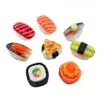 Nueva Serie de Sushi de Simulación Accesorios de Resina de Pegamento de Crema DIY Accesorios para el Cabello Pinzas para el Cabello Colgantes Pequeños Adornos