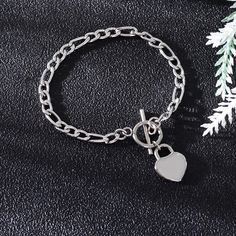 Stainless steel heart necklace