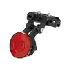 Refletor de Luz Traseira Plástico para Bicicleta Mountain Bike, Luz Lateral Refletora de Luz, Acessórios de Luz Laser Refletora Redonda