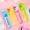 Brinquedo de Bastão de Bolhas Mini Animal Desenho Animado Portátil para Soprar Bolhas Crianças Suprimento de Banca de Água de Bolhas Presente de Jardim de Infância