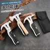 Hacha multifuncional para exteriores transfronteriza, herramienta portátil para coche, equipo de camping, martillo para tienda de campaña, equipo de emergencia para el hogar, martillo salvavidas