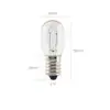 Suministro Transfronterizo E14 15W Bombilla para Refrigerador, Universal para Incandescente/LED, Adecuada para Refrigeradores y Campanas Extractoras al por Mayor