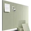 Suministro Transfronterizo de Paneles de Fieltro con Ranura Vertical, Paneles Acústicos de Fibra de Poliéster, Decoración de Paredes de Fondo, Reducción de Ruido Interior, Aislamiento Acústico Autoadhesivo