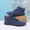 Novos Sapatos de Algodão para Esportes ao Ar Livre de Cinco Dedos para Homens e Mulheres, Botas Quentes de Veludo, Botas Resistentes ao Desgaste Antiderrapantes, Versão Espessada de Inverno
