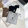 100kg Ropa de Otoño para Chica Gorda Nueva Casual Más Fácil de Combinar Camiseta de Manga Larga con Estampado de Cartas de Amor Talla Grande Ropa Interior para Mujer 8211