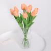 Ramo de Flores Artificiales Tulipanes de PU Flores Falsas Realistas de Alta Gama Accesorios para Atmósfera del Hogar Decoración de Ramo