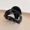Pinza de tiburón transparente de alta gama y ligera, pinza para el pelo simple y elegante para la parte trasera de la cabeza, accesorio para el pelo versátil para ir al trabajo