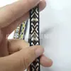 1.2cm Estilo Étnico Colorido Jacquard de Poliéster Rombo Cinta Tejida Retro Decoración del Hogar Correa para Equipaje Ropa de Moda