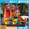 Variedade Transfronteiriça Personalizada de Palhaço Circo Diversão Cama de Salto Castelo Inflável Doméstico Série Carnaval Escorrega Seco