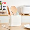 KM 6015 - Soporte para palillos de cocina, escurridor simple, jaula para palillos, caja para palillos con múltiples rejillas, cubo para palillos, caja de almacenamiento