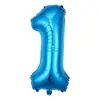 Globos Digitales de 32 pulgadas Empacados Individualmente, Decoraciones de Cumpleaños Versión Americana, Globos Decorativos Flotantes de Papel de Aluminio con Helio