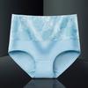 Jacquard personalizado versión grande de algodón cintura alta abdomen ropa interior para mujer MM con sobrepeso fabricantes de ropa interior de algodón al por mayor