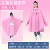Estudiantes de Primaria y Secundaria Bicicleta Tormenta de Lluvia Impermeable Infantil Poncho Mochila Escolar de Ciclismo Cuerpo Escolar Dibujos Animados Impermeable para Hombres y Mujeres