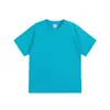 Camiseta Pesada 320g Manga Curta Gola Pequena Masculina Algodão Puro Branco Puro Grossa Não Transparente Solta Gola Redonda Unissex Camiseta Básica