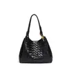Bolsa de Paraquedas Tecida com Veludo de Pele de Veado para Comércio Exterior Transfronteiriço, Bolsa Tote Grande Capacidade para o Dia a Dia, Bolsa de Mão/Ombro Elegante