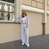 Conjunto Deportivo de Dos Piezas para Mujer, Estilo Primavera Nuevo, Transfronterizo Europeo y Americano, Top Corto con Capucha y Cremallera que Muestra el Ombligo, Shorts