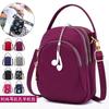 Nova Bolsa Feminina Oxford Bolsa Pequena Net Bolsa Vermelha Bolsa Tela Grande Bolsa de Moedas para Celular Corrida Esportes Crossbody Bolsa