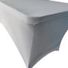 Juego de mesa elástico con todo incluido, mantel para hotel, boda, banquete, mesa, conjunto transfronterizo, color sólido, reunión, mantel largo, venta al por mayor