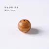 Cuentas redondas individuales de ciprés chino añejo, cuentas de madera estilo vintage, cuenta budista decorativa, accesorio para pulsera, abalorios para DIY, cuenta de ciprés chino en stock