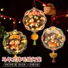 Linterna de Peluche del Festival de Mediados de Otoño Linterna Brillante Portátil para Niños Kit de Materiales DIY para Puesto del Festival de Linternas Pequeños Artículos