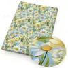 Tela/Lona Impermeable o Tela de Poliéster-Algodón con Temática Floral y de Pájaros para Bolsas de Patchwork Hechas a Mano, Manteles, Ropa, 1Yc55955
