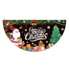Bandeira de meia-lua de Natal da Amazon, nova, transfronteiriça, bandeira em leque para festas, bandeira decorativa para reuniões, decoração de cena e criação de uma atmosfera festiva