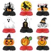 Navidad Halloween Acción de Gracias Cumpleaños Temporada de Graduación Adornos de Panal Fiesta Temática Decoración de Escritorio para Fiesta Personalización