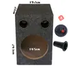 Caixa de diafragma de graves caixa de pistola modificação de áudio Bluetooth alto-falante de 4 polegadas 5 polegadas 6 polegadas 6,5 polegadas caixa de madeira caixa em favo de mel
