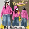Sudadera con Capucha Deportiva Casual de Media Cremallera para Niñas, Elegante Nueva Moda Infantil Primavera y Otoño 2026, Top Versátil