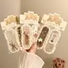 Pegatinas de flequillo de dibujos animados para niños, accesorios para el cabello para bebés que no dañan el cabello, pinzas para el cabello de cinta mágica, pegatinas para el cabello para niñas, accesorios para el cabello