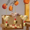 2026 Colgante Decorativo de Carácter de la Fortuna de Año Nuevo Pez Koi Modelo Nuevo Año del Caballo Accesorios de Decoración de Puerta Pez Pequeño Electrochapado Adorno Colgante Festival de Primavera Año Nuevo