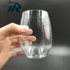Vaso para Beber, Copa de Vino sin Pie, Plástico Clásico Resistente a la Corrosión, Impermeable, de Lado Recto, Fácil de Limpiar, Vaso Retro, Estilo Minimalista