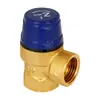 Válvula de Seguridad de Latón de 1/2 Pulgada y 3/4 Pulgada con Rosca Interna y Externa, Válvula de Ángulo Solar, Válvula de Alivio Automático de Presión para Calentador de Agua, Válvula de Purga de Agua del Grifo