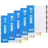 A4PP página de clasificación de plástico color digital papel de clasificación papel para paginación papel separador sin palabras papel índice ventas directas de fábrica