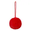 Sombrero de Navidad más vendido transfronterizo bola de felpa monstruo verde peludo elfo fiesta decoración de Navidad bola de felpa DIY bola de pelo sintético de conejo