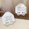 Aretes de Tulipán con Esmalte Dulce Francés para Mujer, Nicho de Alta Gama, Perla Imitación Elegante, Aretes Combinables