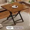 Mesa de Jantar Dobrável para Uso Doméstico, Mesa Quadrada Pequena para Apartamentos Pequenos, Mesa Portátil Simples para Moradia Alugada ou Barracas de Mercado