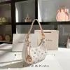 Diseño de Nicho Dropshipping Color Contrastante Bolso Baguette Bordado 2025 Nuevo Bolso de Axila de Media Luna de Gama Alta Venta al por Mayor