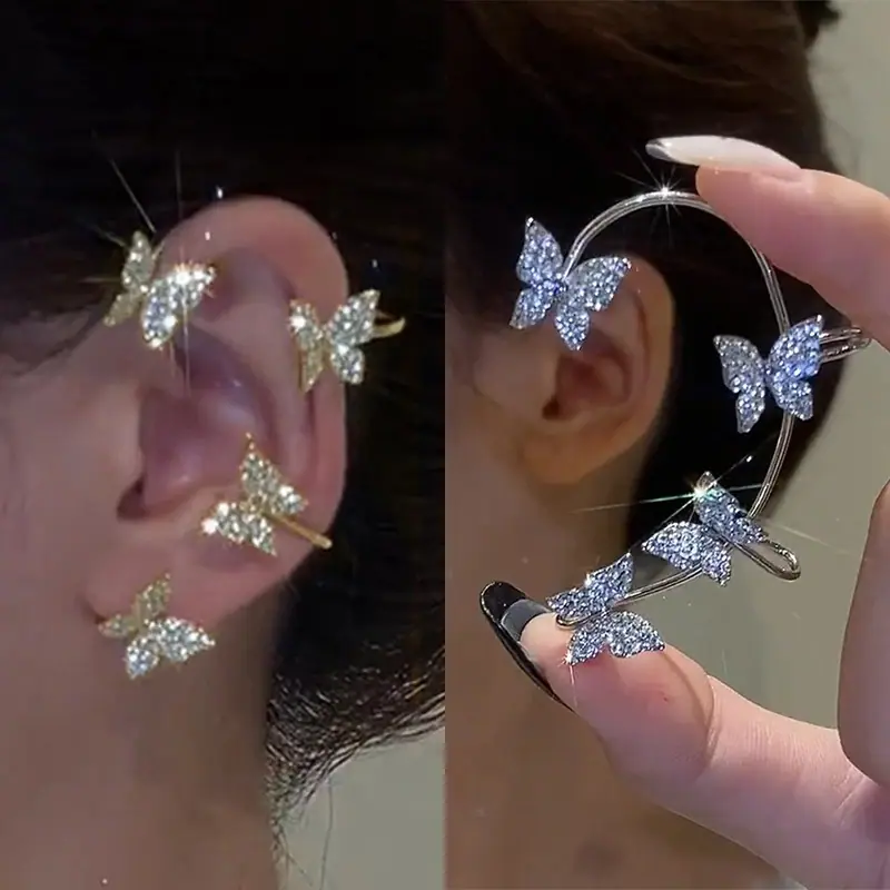 Silver-Plated-Metal-Butterfly-