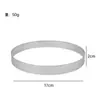 Herramientas para Hornear Anillo Redondo para Mousse con Agujeros Anillo para Tarta Francesa Molde para Tarta de Arroz con Queso Anillo para Tarta Utensilios para Hornear