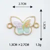 Pulsera Collar Colgante Accesorios DIY Materiales Nueve Estilos Mariposa Aleación Conector Doble Colgante Joyería