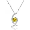 Collar con Colgante de Cruz de Plata de Ley S925 Transfronterizo Europeo y Americano para Mujer con Doce Piedras de Nacimiento, Cadena para Clavícula Versátil y Elegante