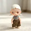 Lugar de Ensueño de Zsiga Escala 1/8 Muñeca de 20 cm Hermana Gazi Pantalones Anchos con Estampado de Leopardo Conjunto de Camiseta de Chica Dulce con Gato