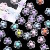 Cuentas Acrílicas Transparentes de Flor de Ciruelo en Cuentas Pulsera Tejida a Mano Cuerda para el Cabello Material para Abalorios Accesorios de Joyería DIY