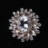 Broche de Vidro Cristalino Broche de Liga Retro Broche de Cristal Colorido Multicolorido Opcional Novo Estilo