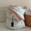 Gasa de doble capa 100% algodón, edredón cálido para otoño e invierno, lavable, edredón todo en uno, apto para usar con calefactores, edredón para todas las estaciones, edredón de invierno engrosado