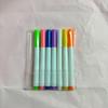 Lâmpada de quadro branco Qianhui sem poeira, giz líquido solúvel em água, caneta para quadro fluorescente, quadro branco para crianças, 12 cores, giz de água apagável